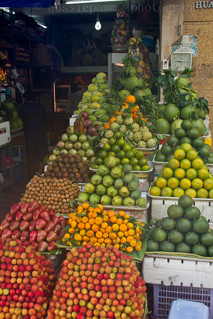 Ho Chi Minh Fruit Stall