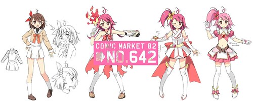 120804(2) - 動畫公司「SHAFT」嶄新魔法少女變身動畫《PRISM NANA PROJECT》邀請「カントク」設計主角造型！ (2/9)