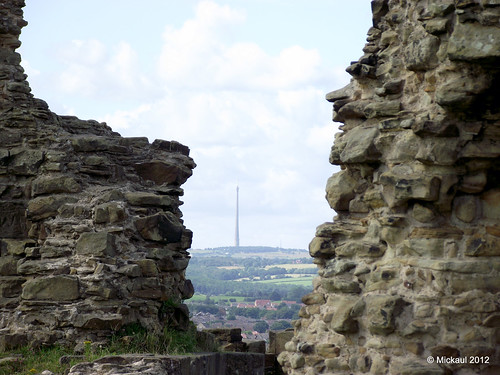 Emley Moor Tower From Sandal Castle by Mickaul