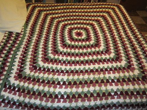 Crochet Granny Square Blanket 1