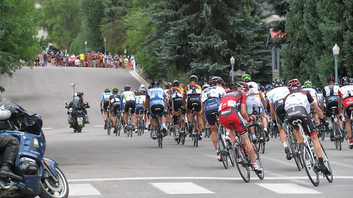 2012 USA Pro Challenge Aspen - Stage 4 - Heading up Aspen Street