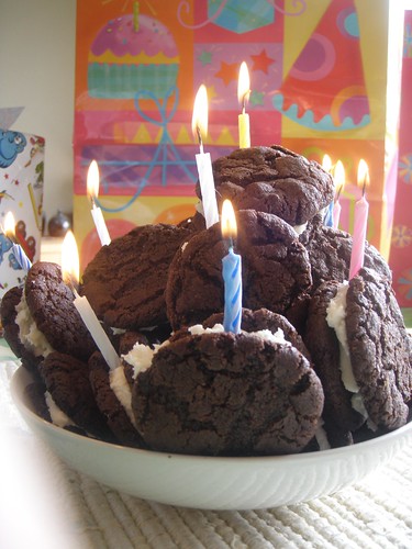 an oreo birthday cake