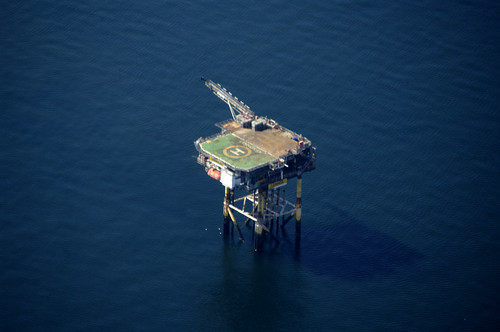Gas platform, Irish Sea