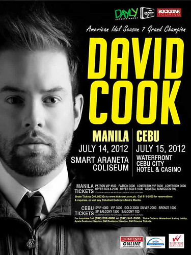 David Cook concert Cebu City