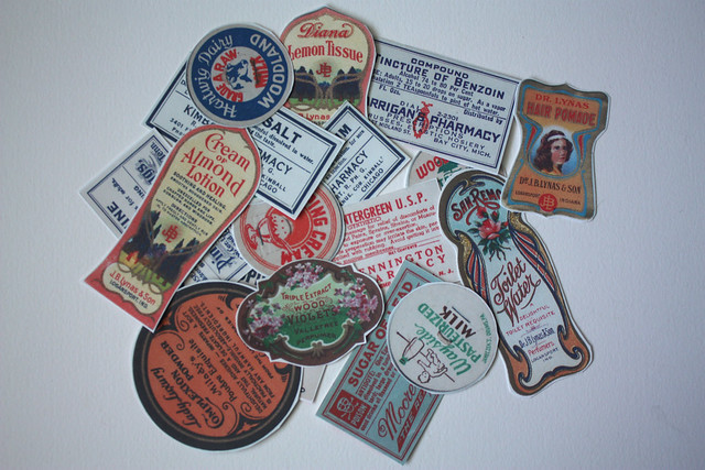 Usagi Por Moi Vintage Label Stickers