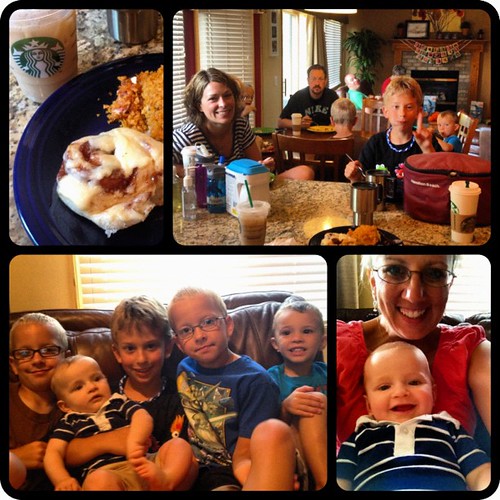 July photo a day: Day 8: lunch (however I'm changing it to brunch) Having brunch with my family before they leave. Loved having them here to visit!