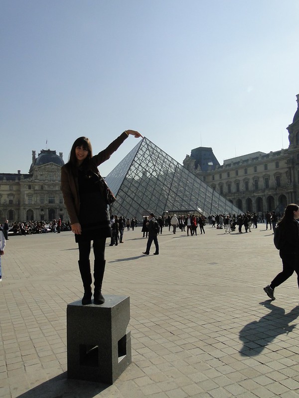 Mandy at the Louvre