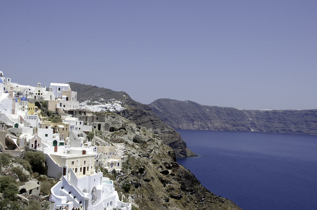 Views from scenic Santorini by flickr user BruceHH