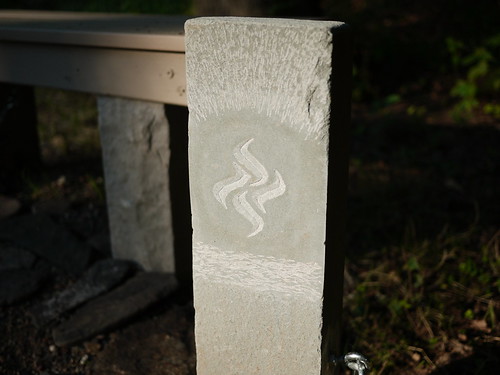 strange fire marking stone