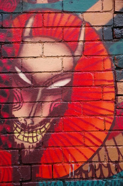 Demon Spirit - Melbourne Street Art - Little Latrobe St