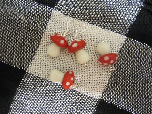 Mini Mushroom Jewelry