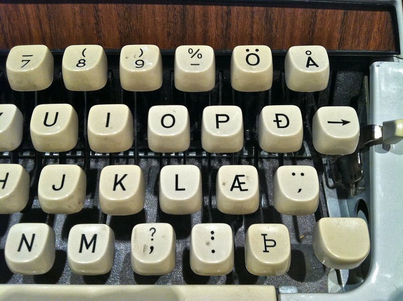 Icelandic Typewriter