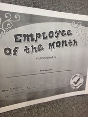 “Employee of the Month”
