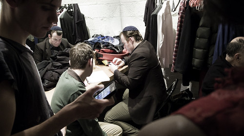 Meet the Hitlers, The Cast's Dressing Room in Intermission, NYC