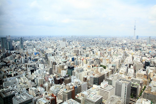 SKYTREE on TOKYO from Mandarin Oriental Tokyo 38th floor toilets