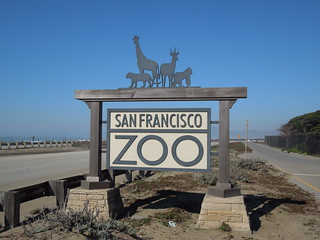 San Francisco Great Highway - Zoo Sign
