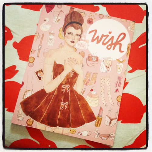 My copy of @wishwishwish magazine arrived - looks beautiful!