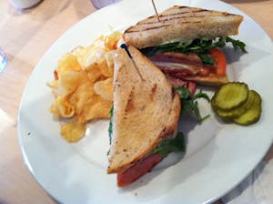 High Road Ham sandwich, Sun Garden Cafe, Siesta Key, Sarasota, FL