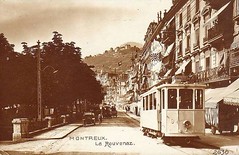 Trams de Vevey Montreux Chillon Villeneuve (ligne disparue) Suisse