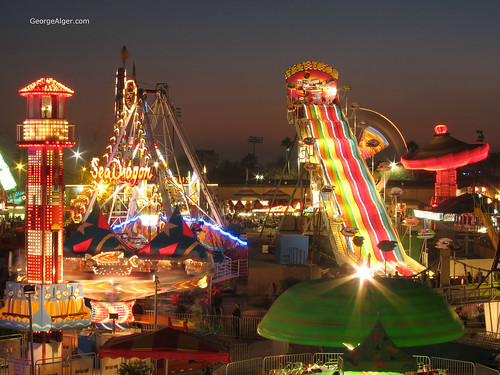 County Fair Midway, by George Alger