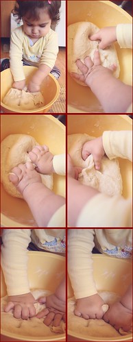 making bread at 18 months <3