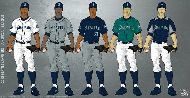 seattle mariners jersey colors