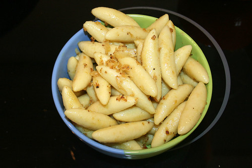 20 - Schupfnudeln beiseite stellen / Remove potato pasta