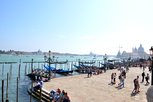 Across Venice's boardwalk