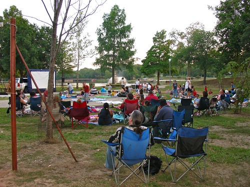 Movie night in the park
