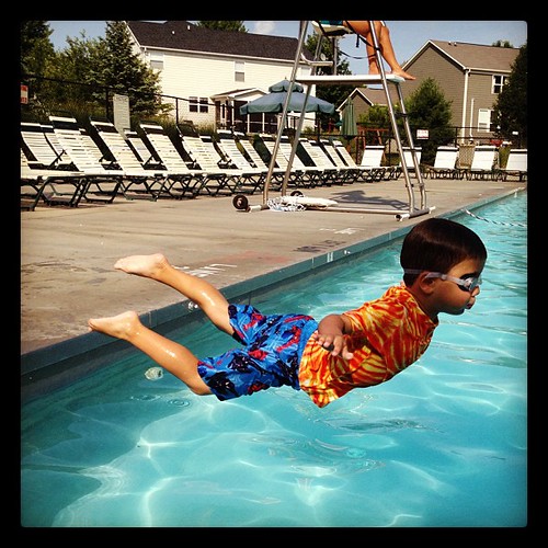 My boy can swim! (Not to be confused with "My boys can swim.")