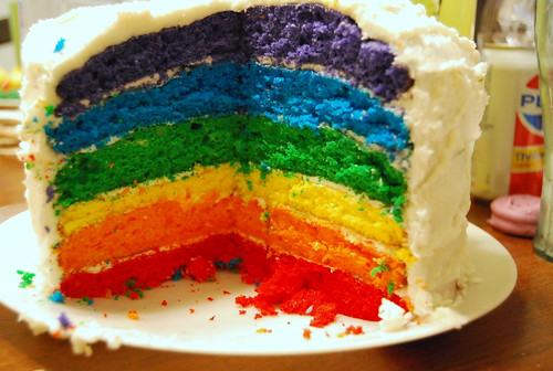RCP - End-of-year rainbow cake party