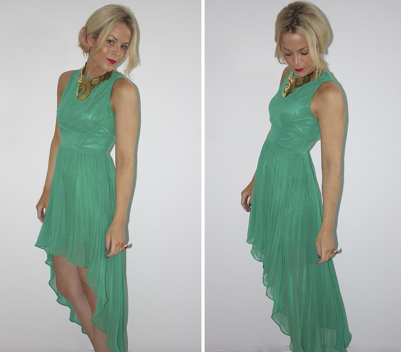 outfit post, glamorous dress