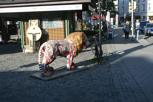 Löwe am Wiener Platz
