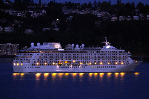 The World - Extraordinary Cruise Ship in Seattle by Miss Shari
