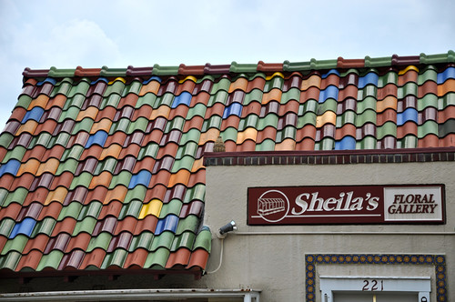 Sheila's Floral Gallery Tile Roof Detail