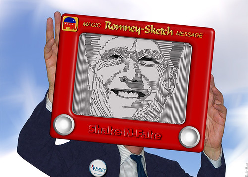 Mitt Romney - The Shake-N-Fake Candidate