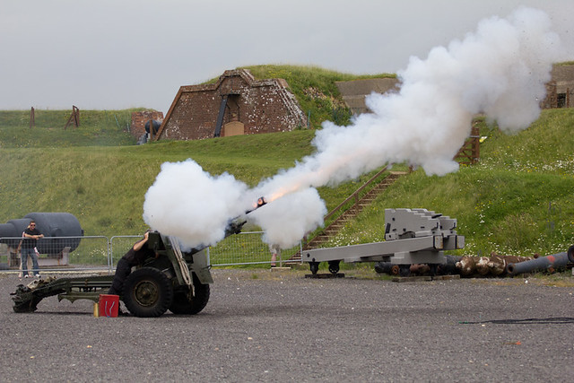 Cannon Being Fired