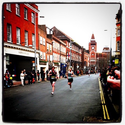 Minute ~33 of the Reading Half Marathon, March 2011