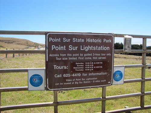 Entrance gate to Point Sur Lightstation