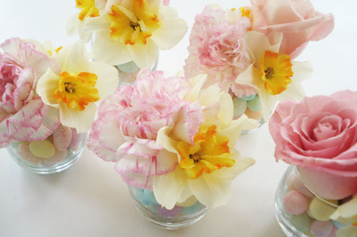 Easter Flower Centerpieces