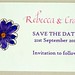 Flower Save The Date Magnet copy