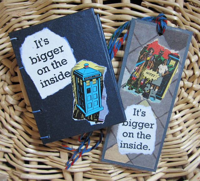TARDIS mini journal and bookmark set
