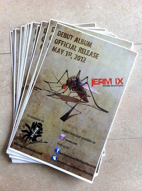 jerm IX debut album promo posters