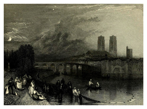 021-Mantes-Wanderings by the Seine from Rouen to the source 1835- Joseph Mallord W.Turner
