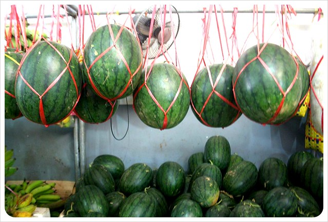 phnom penh central market water melons
