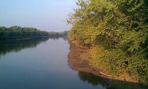 view of low river