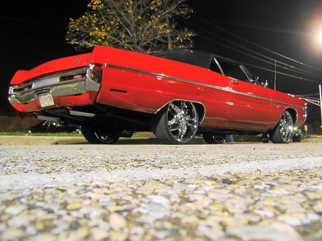 1970 Plymouth Fury III Convertible The camera is actually resting on the 