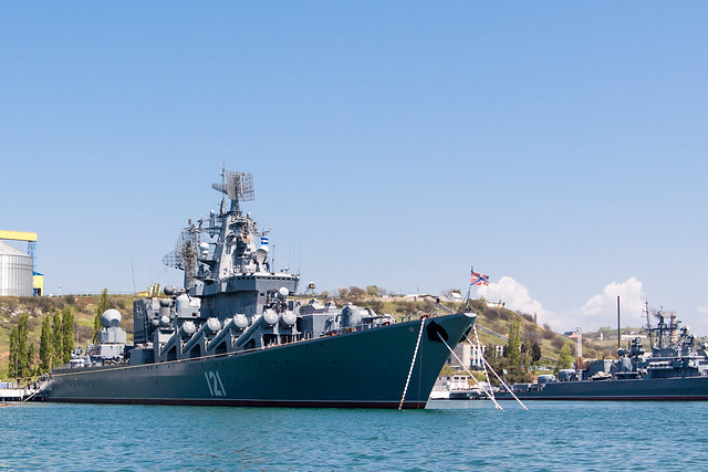 Russian Guided Missile Cruiser 121 "Moskva"