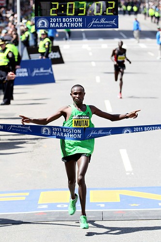 Geoffrey Mutai Maraton de Boston 2011