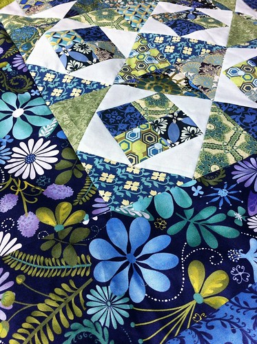Blue Pool Quilt Top